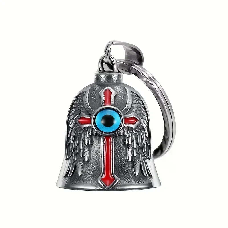 Lion King Pendant and Keychain with Uniquely Carved Bell - Retro Design