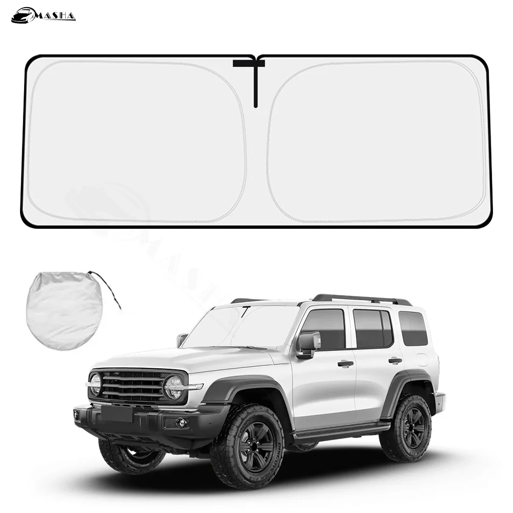 Car Sunshade Car Windshield Sun Shade for Great Wall GWM Tank 300 Accessories Reflector Sunshade Offers Protection