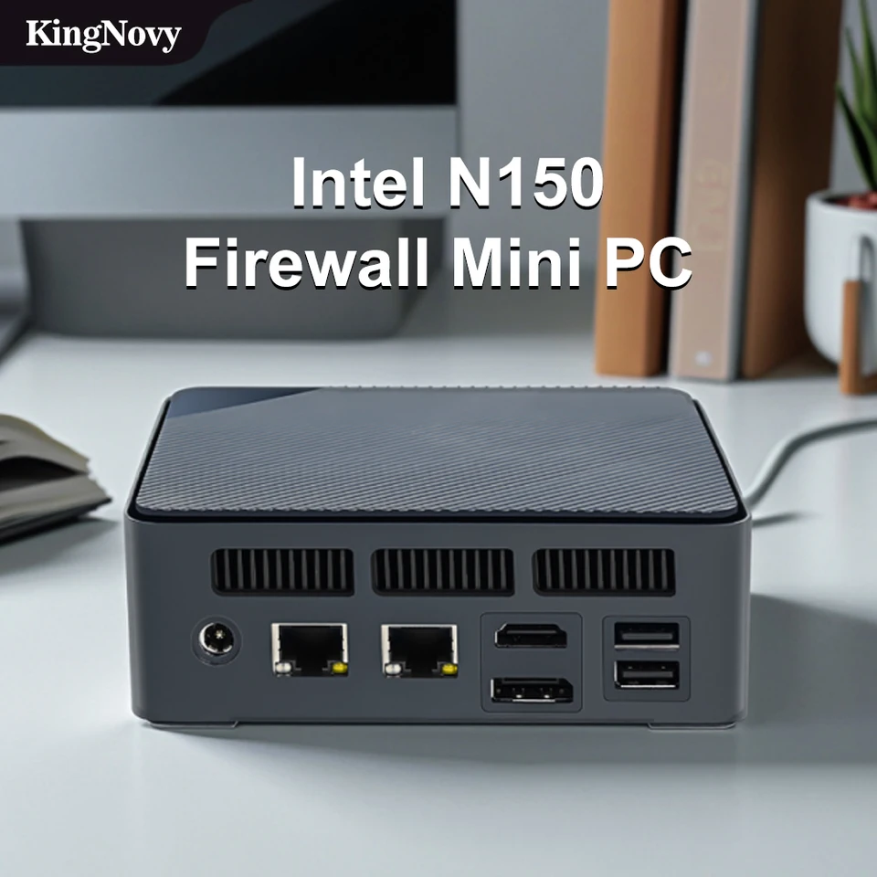 Mini PC Intel N150, 2x2.5G LAN (i226), 2xM.2 NVMe SSD, DDR5