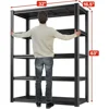 Garage Shelving 2000LBS Heavy Duty Storage Shelves Adjustable 5 Tier Metal Shelves for Storage , 32"W x 16.5"D x 63"H 2