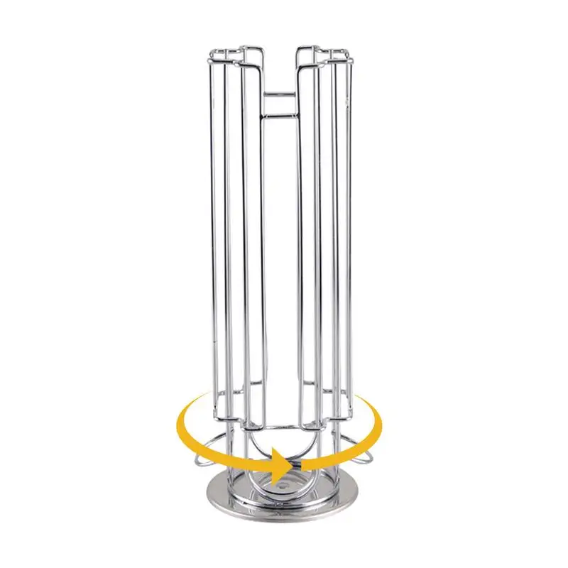 Supporto Per Cialde Di Caffè Linee Di Vertuo Girevoli Supporto Per Cialde Di Capsule Di Caffè Espositore Per Scaffali In Metallo