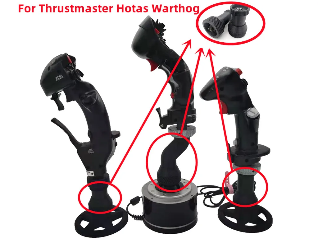 Per Thrustmaster Joystick Hotas Warthog F/A-18C 360 ° Rotazione Barra Di Estensione Cougar Gioco Curvo E Dritto Sostituire Parte