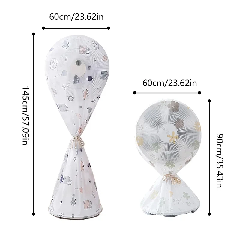 Portable Dustproof All-inclusive Electric Fan Dust Cover Household Floor Fan Cover Waterproof Protective Accessories