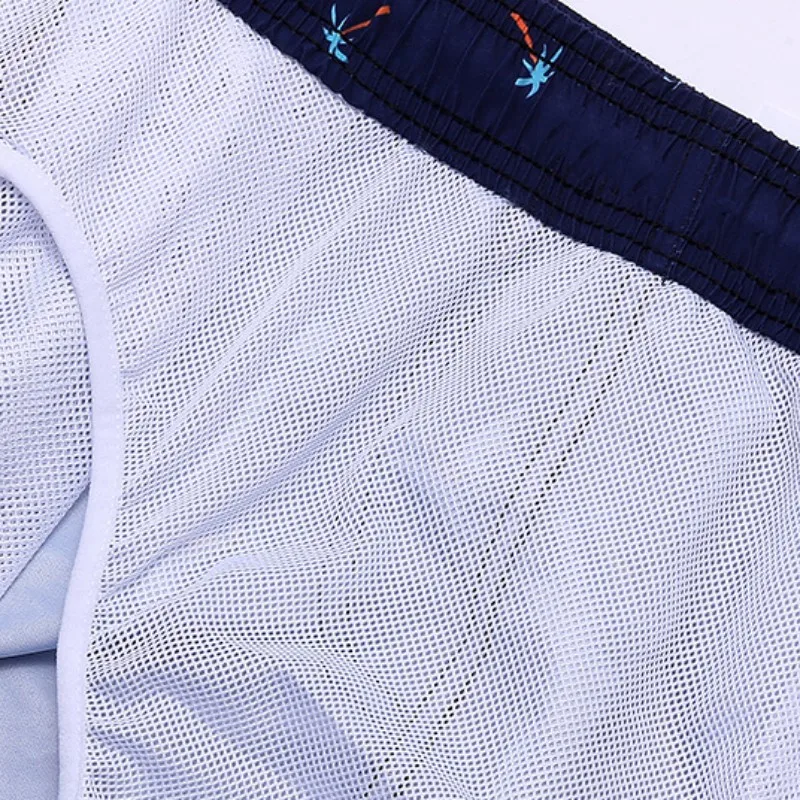 Aimpact Mens Board Swim Hybrid Shorts Flamingo Quick Dry Summer Beach Fashion Surf Hawaii Mesh Lining Liner Water Trunks