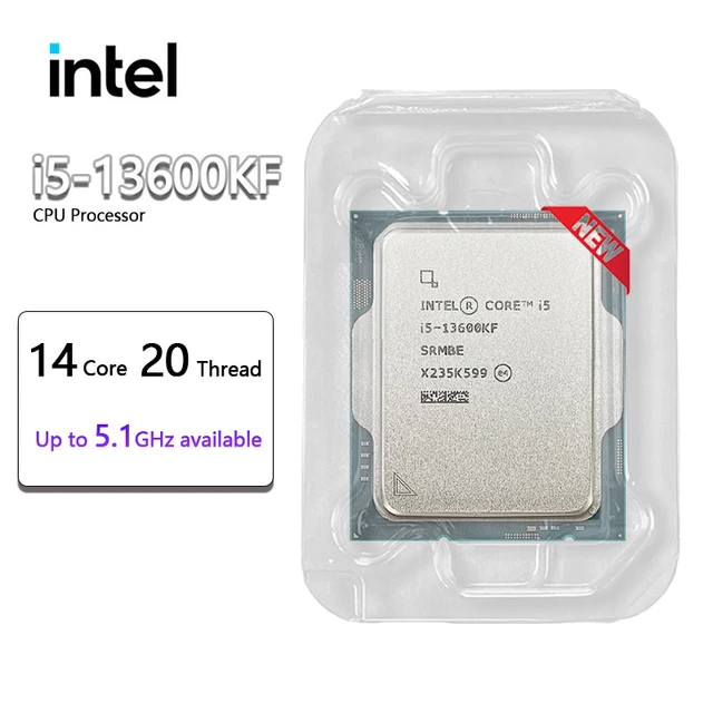 Intel Core i5-13600KF i5 13600KF 3.5 GHz 14-Core 20-Thread CPU 10NM L3=24M  125W LGA 1700 Tray New but without Cooler - AliExpress