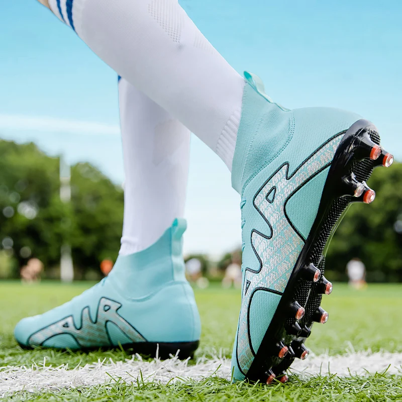 Football Shoes Men's Soccer Shoes Children's Football Boots TF/FG Outdoor Grass Proffesional Anti-Slip Soccer Shoes Sneakers