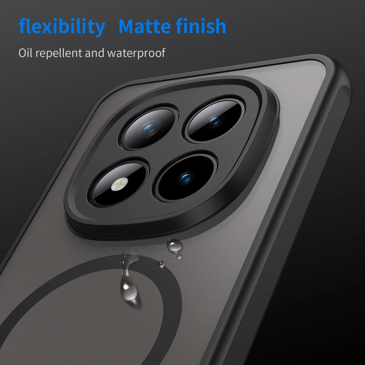Luxury Matte Translucent Magnetic Shockproof Case - Magsafe Compatible