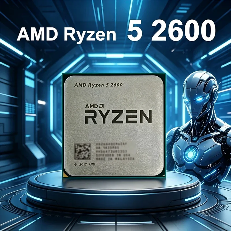 AMD Ryzen 5 R5 2600 3.4GHz 6코어 12스레드 CPU 프로세서 소켓 AM4