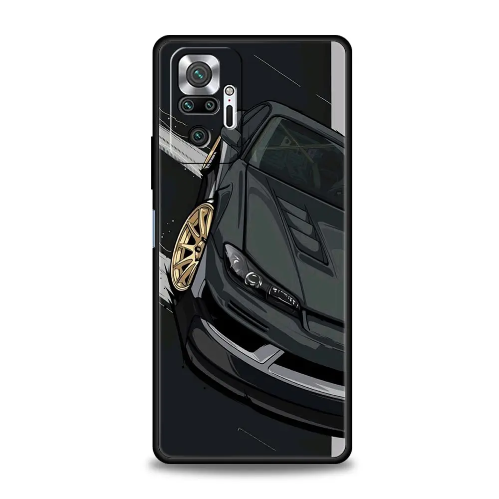 JDM Sports Cars Soft Phone Case Cover