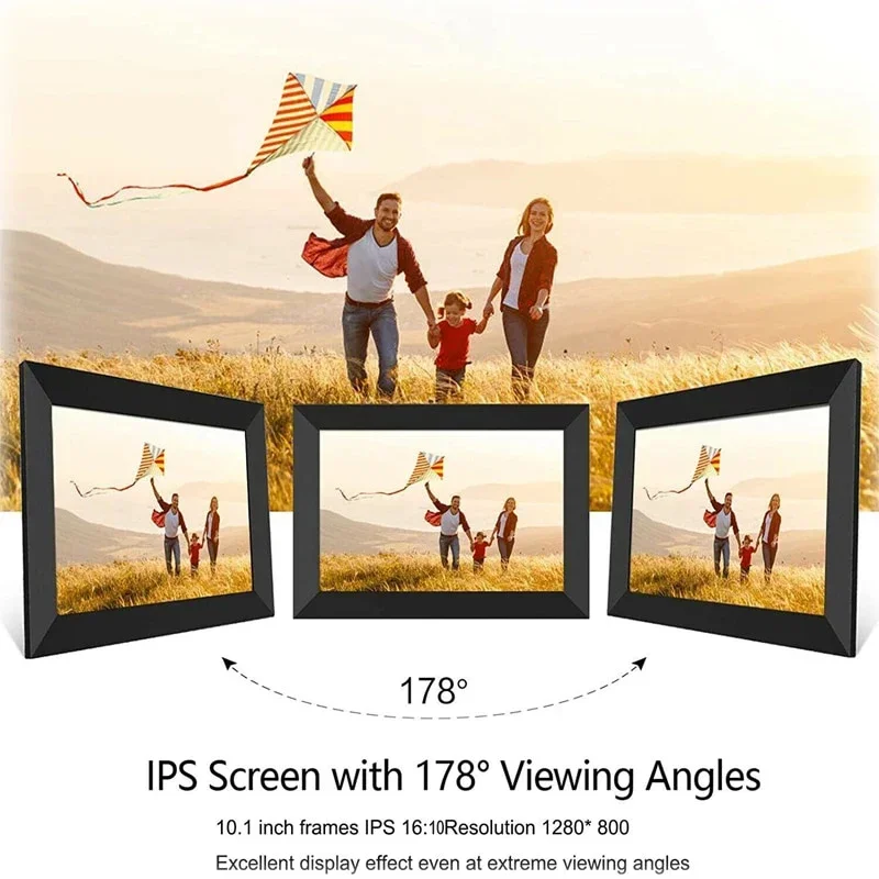 WiFi Frameo Digital Photo Frame 10.1 Inch 32GB/64GB Smart Digital Picture Frame with 1280x800 IPS HD Touch Screen view 5