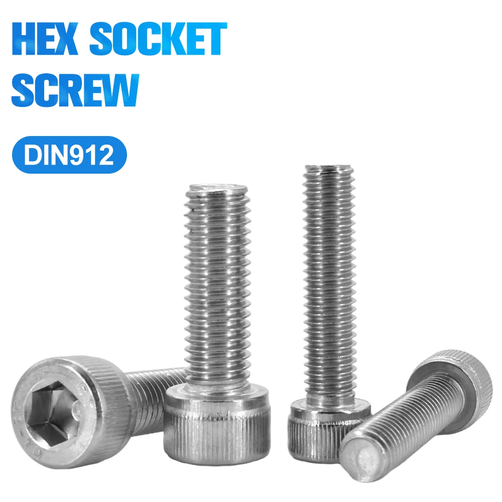 4-Pack M12-1.75 X 60mm Button Head Socket Screws - 10.9 Grade Alloy Steel Black Oxide