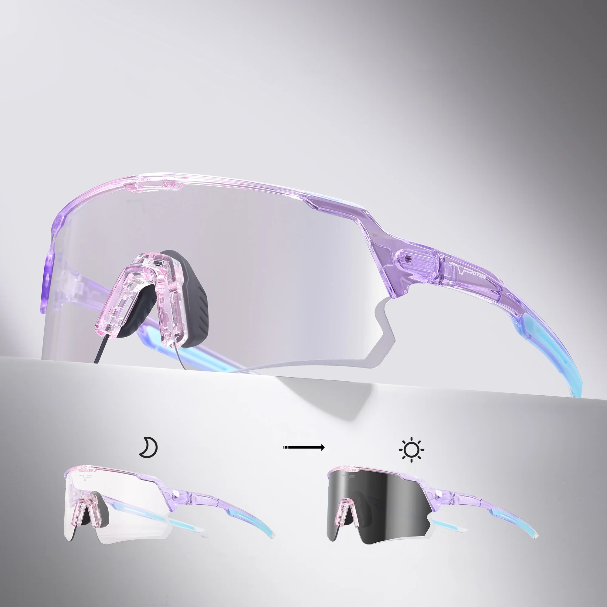 Photochromic Outdoor Sports Sunglasses