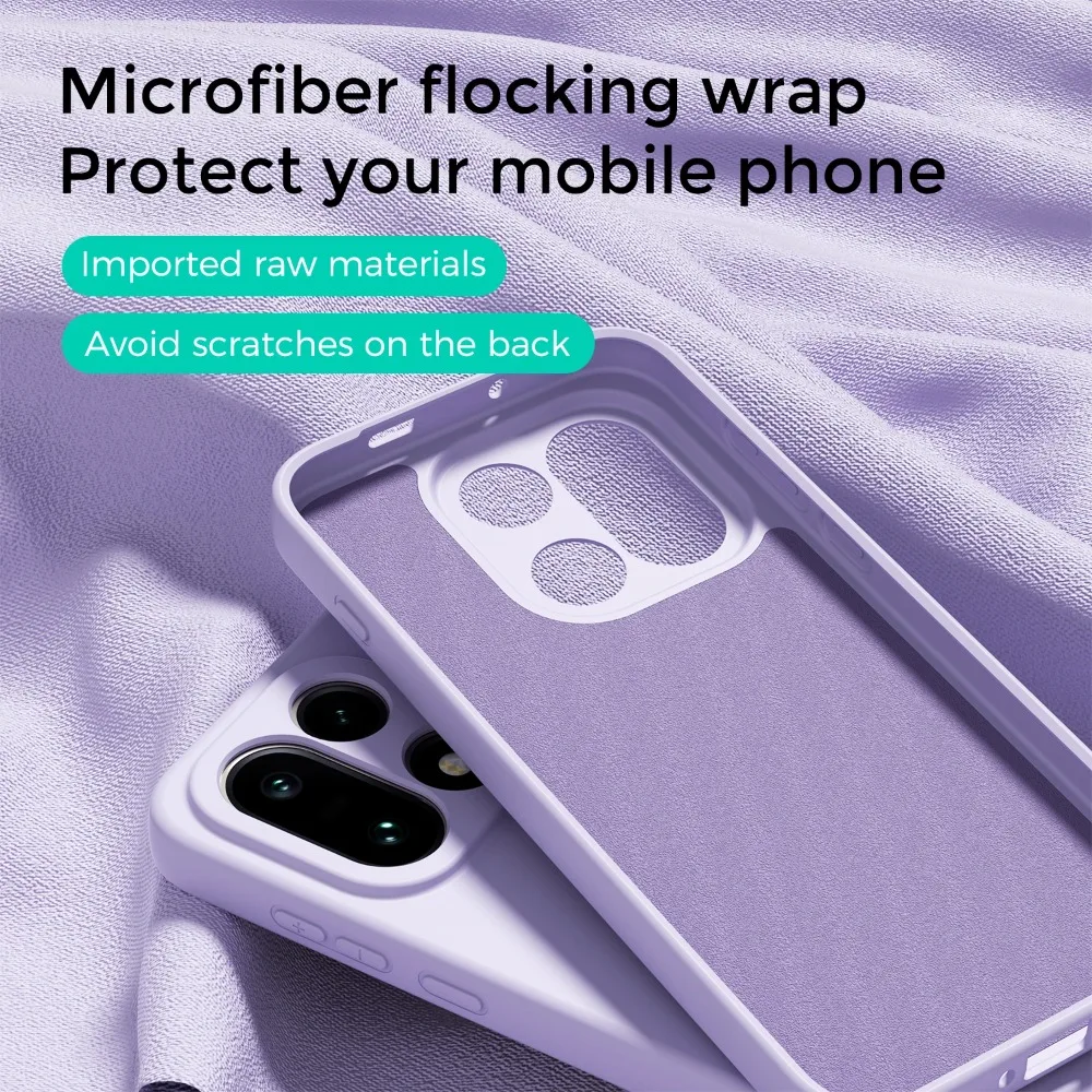 Premium Liquid Silicone Magnetic Charging Phone Case - Soft, Shockproof, and Protective Cover