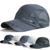 Summer Sun Hat for Men Women Running Fishing Mesh Quick Dry Sports Golf Cap Unisex UV Protection Baseball Caps Men's Peaked Cap 1