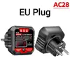 AC28 Digital Display Socket Tester UK US EU Plug Polarity Phase Pheck Detector Voltage Tester for Electrician Tool 2