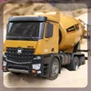 Huina 1/14 1574 Rc Concrete Mixer Truck Remote Control Concrete Rc Cars Toys 2.4ghz Light Sound Outdoor Toys Boys Gift Rc Model 1