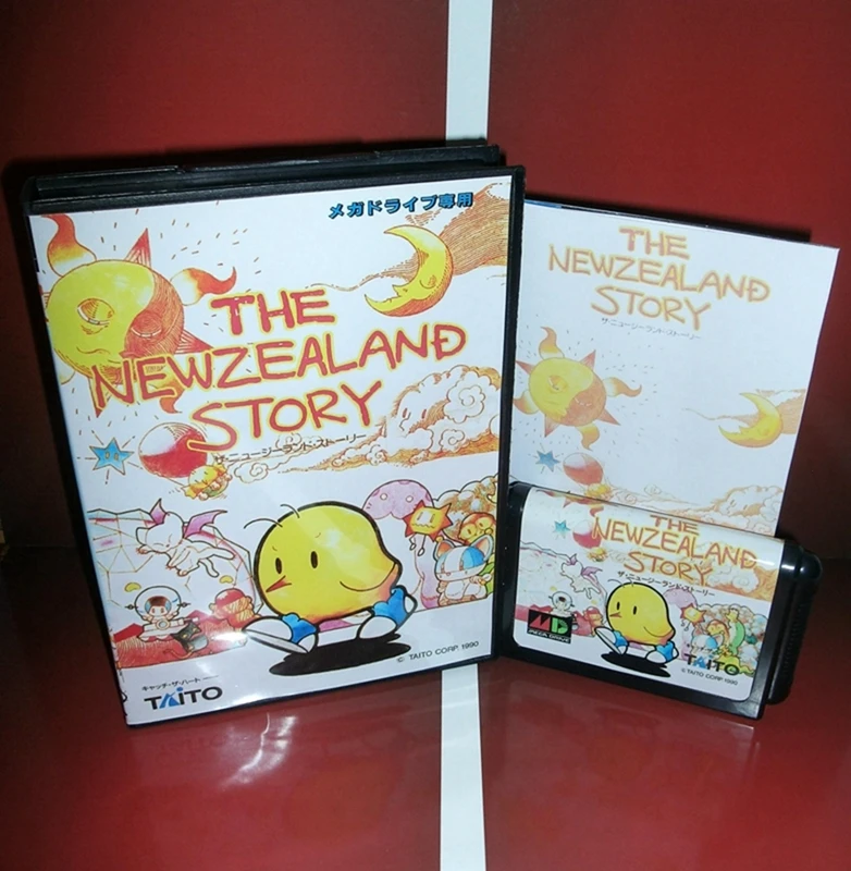 

Карточка из Новой Зеландии с коробкой и руководством для 16-битной Sega MD Megadrive Genesis System