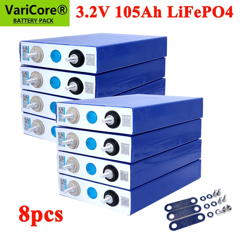 Sb968b7bfb92242abbe0a4f21a2ceb061c 8pcs, 3.2v, 310Ah, 304Ah, 280Ah, 135Ah, 105ah, Lifepo4 Battery Lithium Iron Phosphate Solar Cell 12v, 24v Off-grid Solar Wind Mallzona