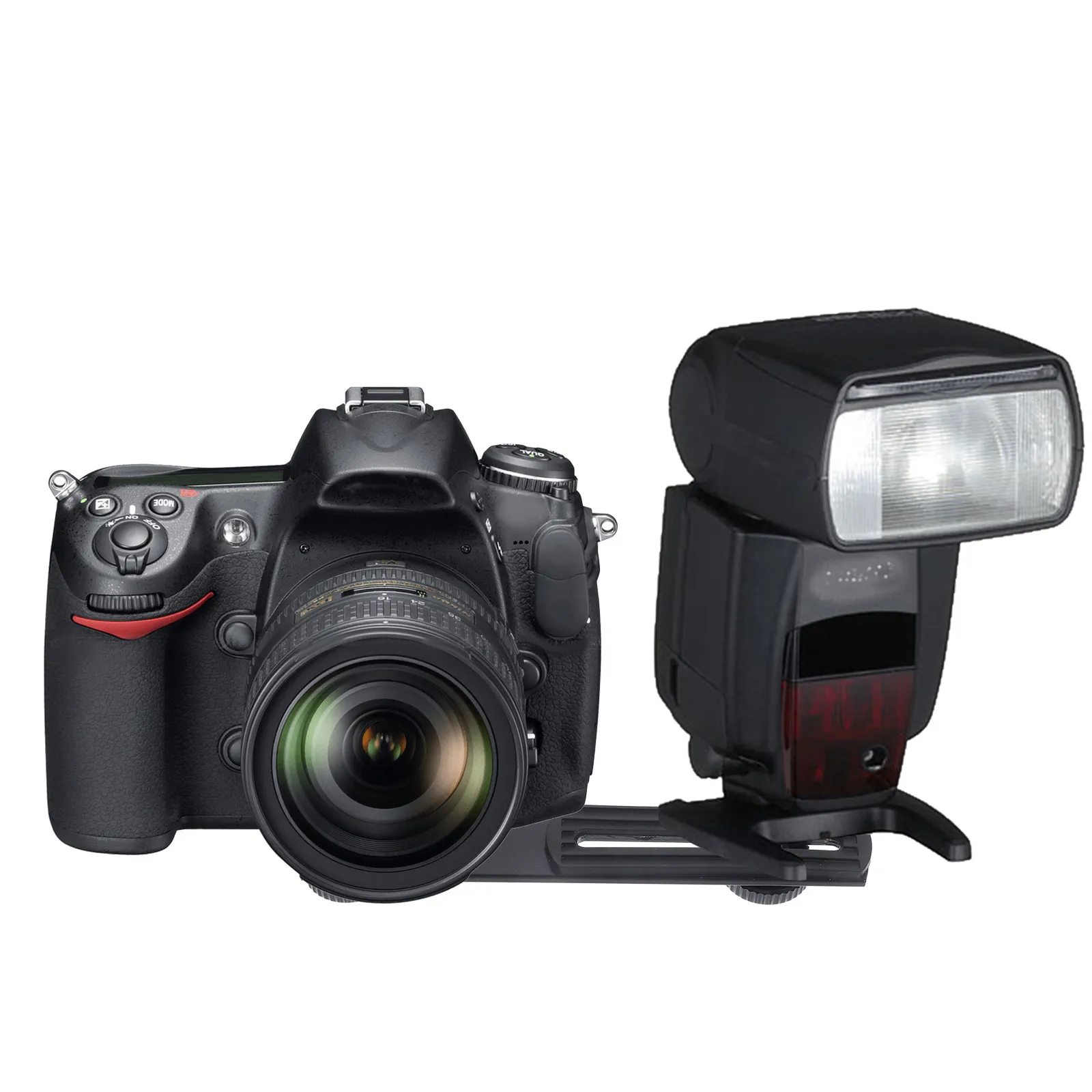 필 라이트 브래킷 조절 가능한 듀얼 마운트 연장 바(마이크 및 필 라이트용) 라이브 방송 스튜디오 사무실용 플래시