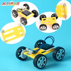 Solar - Powered DIY Mini Toy Car Kit for Kids - Educational and Fun Children's Gift (1 Pcs Yellow)