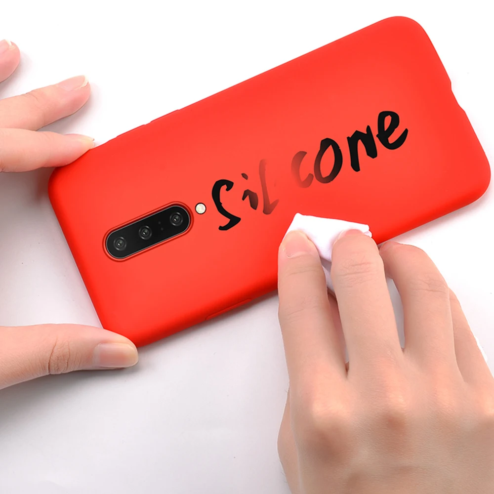 Premium Liquid Silicone Soft TPU Phone Case - Original Matte Protective Cover