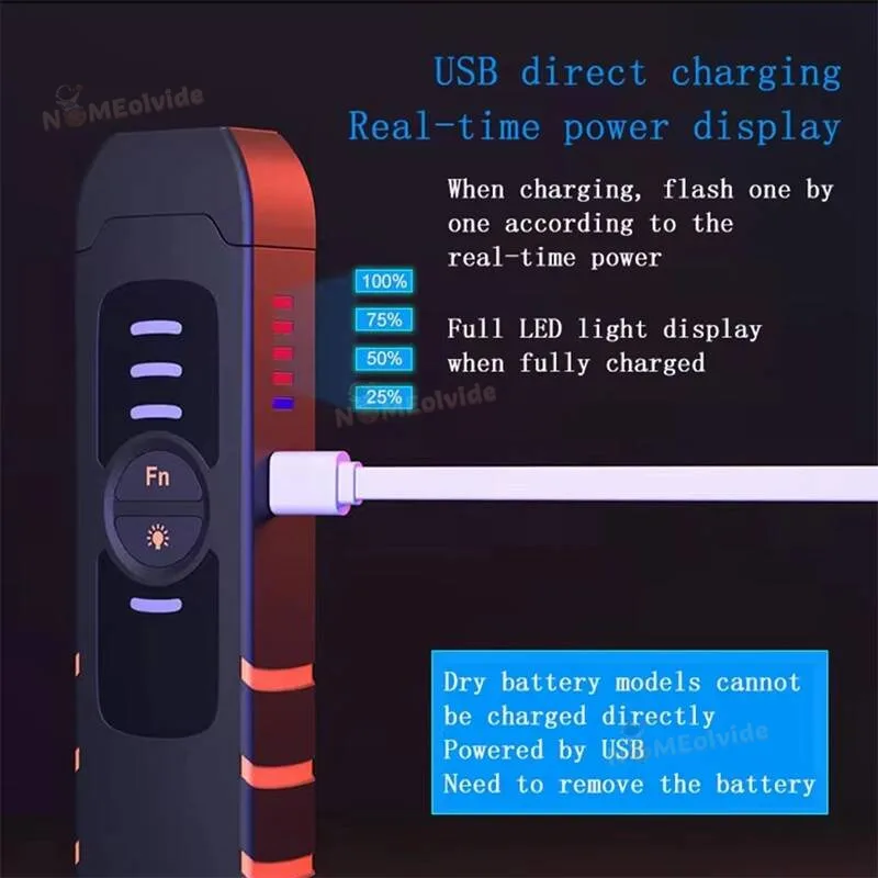 광섬유 테스터 도구 VFL 30KM 10MW 30MW FTTH 레이저 광 적색광 펜 광학 결함 탐지기 USB 충전 LED 조명