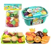 Kitchen Play House Toy Set Simulation Plastic Classic Fruit Vegetable Food Cutting Game Educational Kids Montessori Learning Toy 5