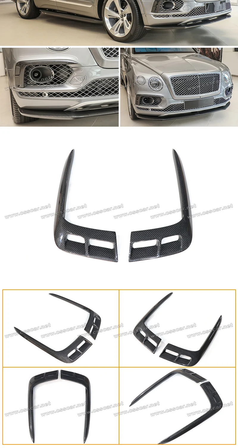Exterieur Carbon Accessoires Bentley - Hoogglans aerodynamische vinnen