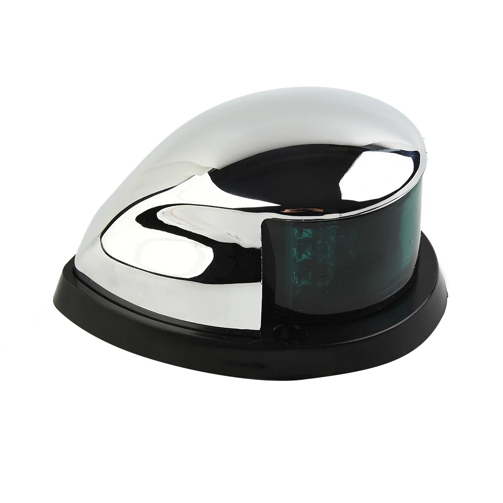 Bogen LED Navigation Segel licht LED Navigation Segel licht Marine Boot Kunststoff rot grün mit Chrom Gehäuse – Detail 8