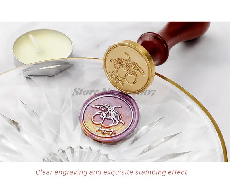 2022 Plant Rose Flower Wax Seal Stamp Retro Life Tree Cat Butterfly Antique Scrapbooking HEAD Wedding Decorative Invitation