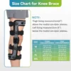 Knee Brace for ACL/MCL/PCL/Ligament Injury, Meniscus Tear, Joint Pain Relief - Functional ACL Knee Support Brace for Men & Women 5