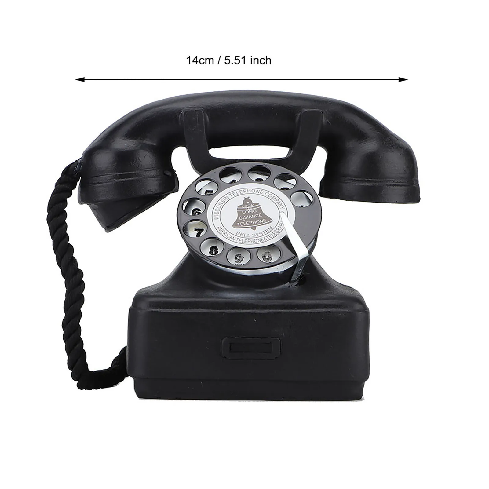 Landline Telephone Ornaments Vintage Retro Antique Phone Model Wired Corded Home Room Desk Decoration landline phone,artificial telephone ornament