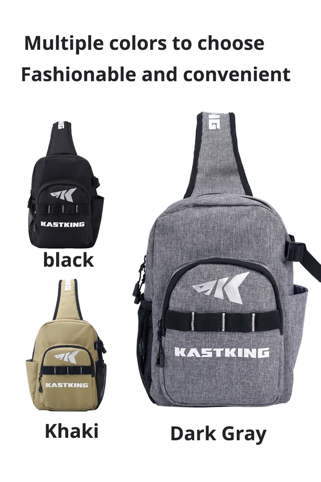 Sac Bandoulière De Pêche KastKing BaitSpace - Camouflage Bleu - Résistant à L'eau - Neuf