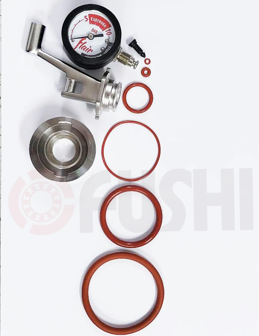 Silikon-O-Ring für manuelle Kaffee maschine Flair58 3 Sätze O-Ring VMQ-Dichtung Dichtung aus rotem Gummi 18-tlg – Detail 5