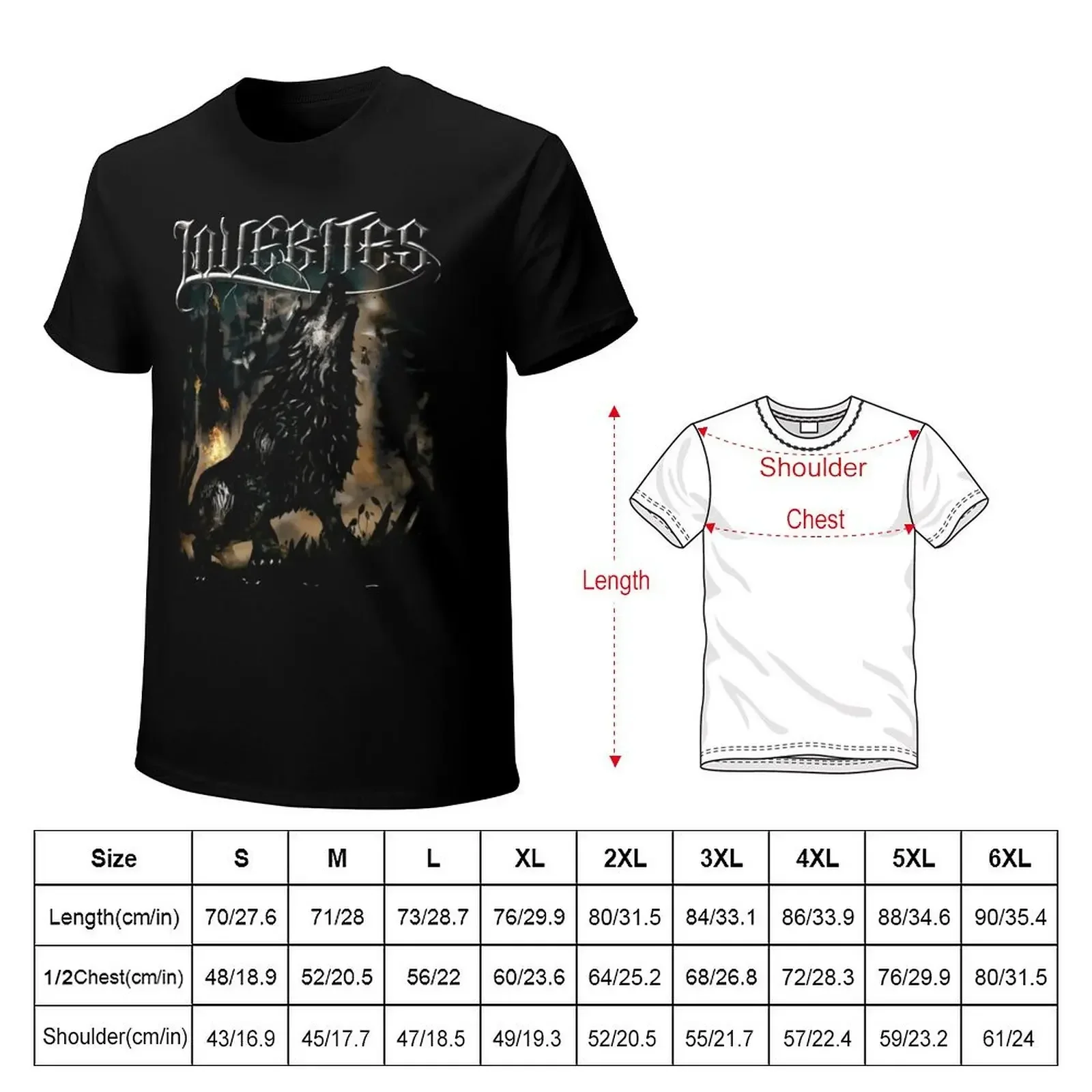 LOVEBITES BAND T-shirt Short sleeve tee anime mens graphic t