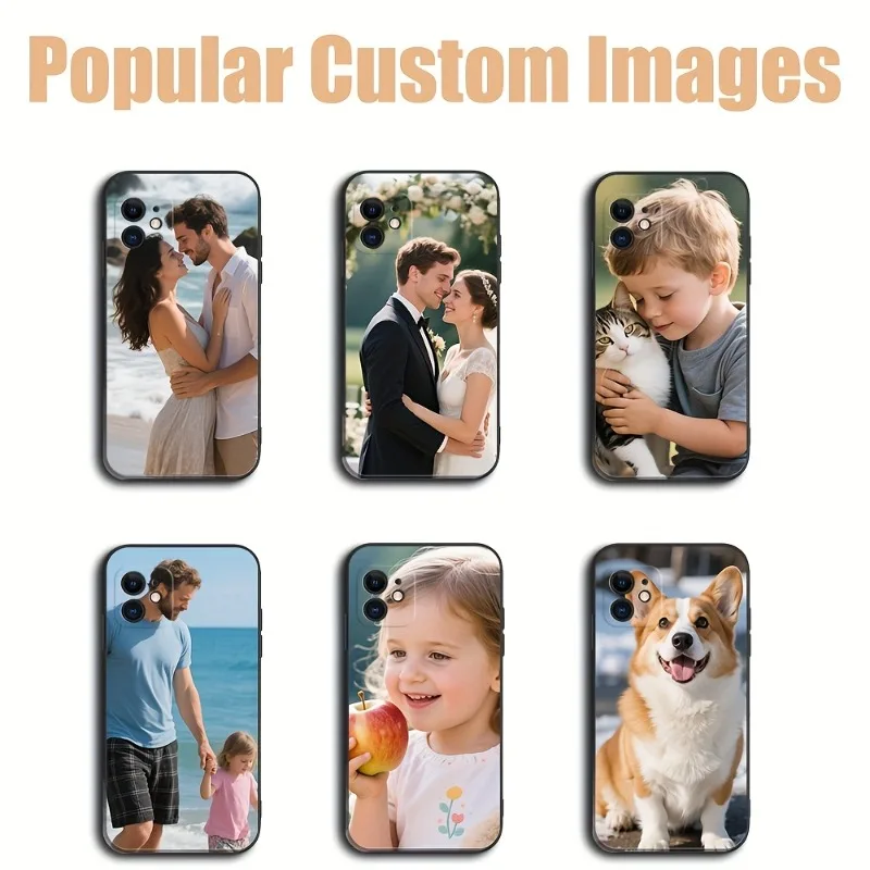 Personalized Shockproof Photo Phone Case - Customizable Soft Cover