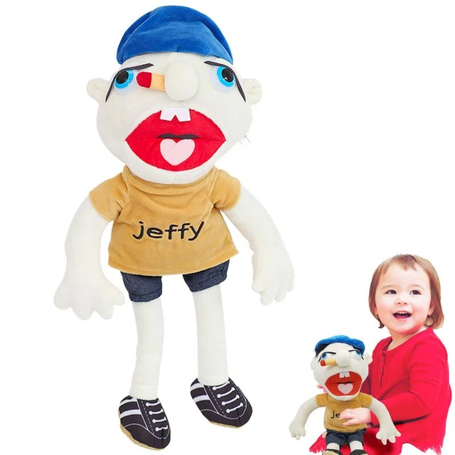 Jeffy Puppet Soft Stuffed Plush Toy Hand Puppet for Play House, Kid's Gift  T US