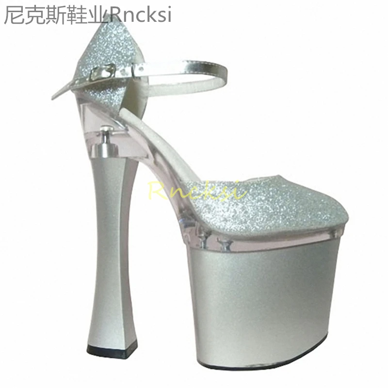 

20cm High-heeled sandals, stiletto fashion sandals, new summer Joker fashion super high-heeled sandals