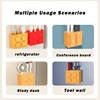 Creative Block-shaped Magnetic Storage Box Kitchen Punch-free Refrigerator Magnet Storage Container Kitchen Tools Storage Basket 4