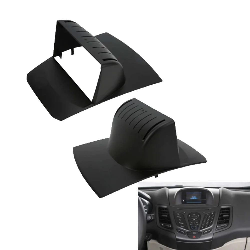 JUSTNAVI for Ford Fiesta 2009 2017 Car Radio Frame Fascia Console for