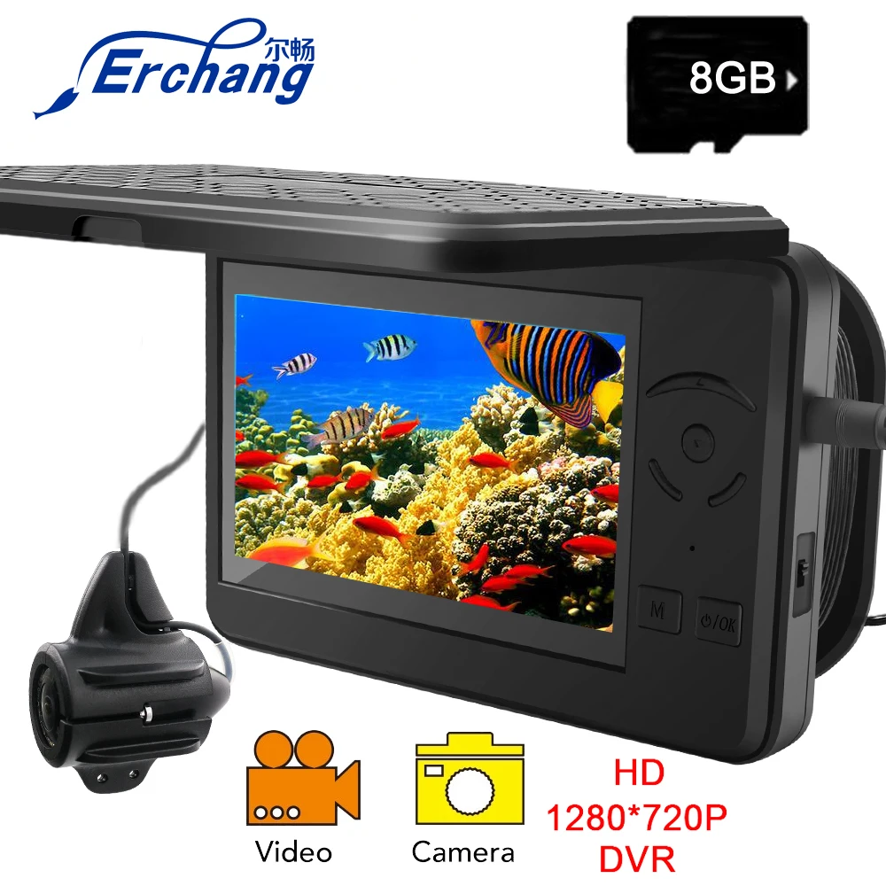 Erchang F431 Camera For Fishing DVR Video Recording 15m Waterproof 720P  Winter Underwater Fisherman Camera - AliExpress