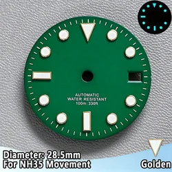 Enamel Surface Dial with Blue Luminous Finish for Watch Accessories Parts (B3)