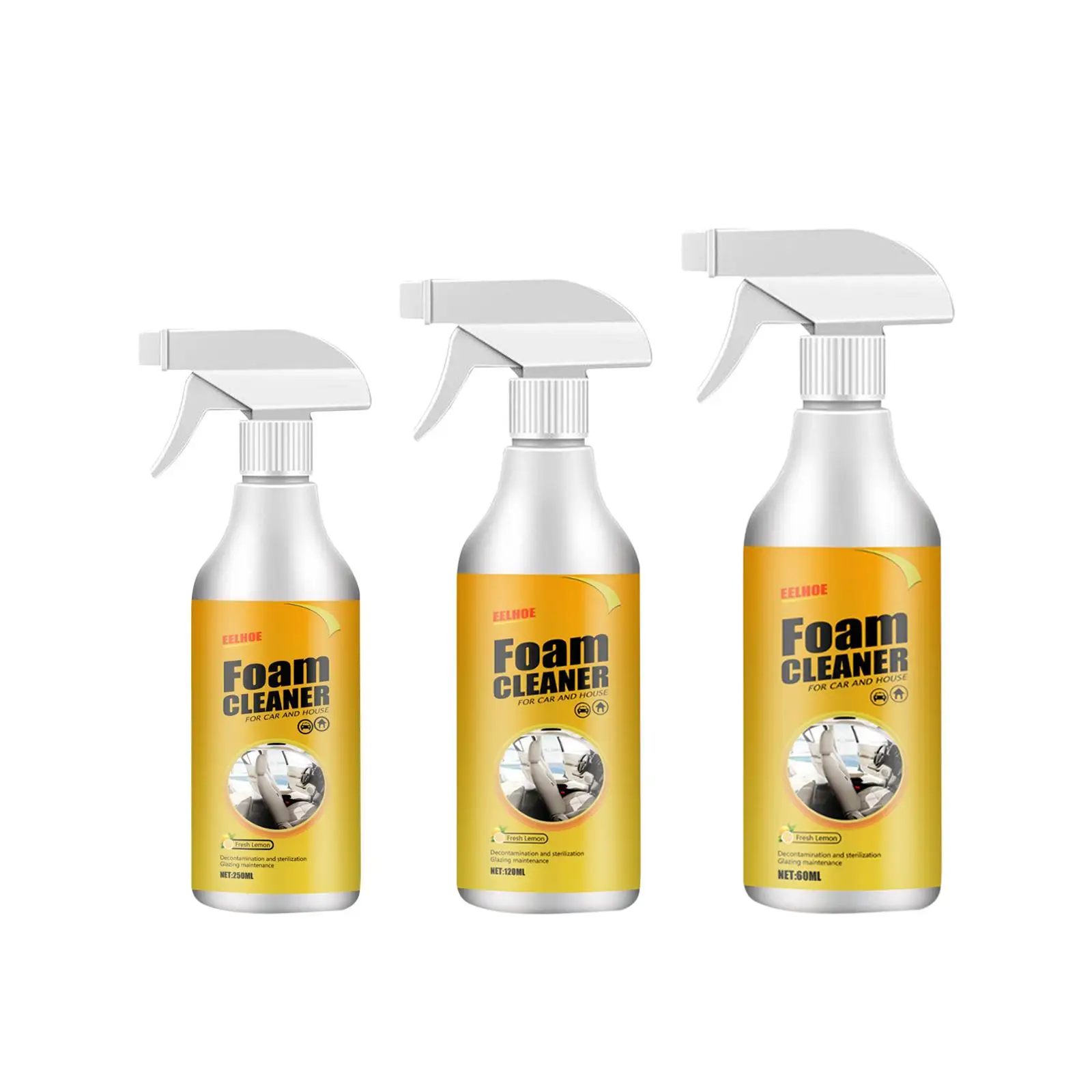 

Car Foam Cleaner Car Interior Cleaning Spray for Car Ceiling Seat House