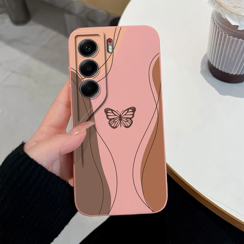 Premier Luxury Floral Patterns Liquid Silicone Scratch Resistant Phone Case
