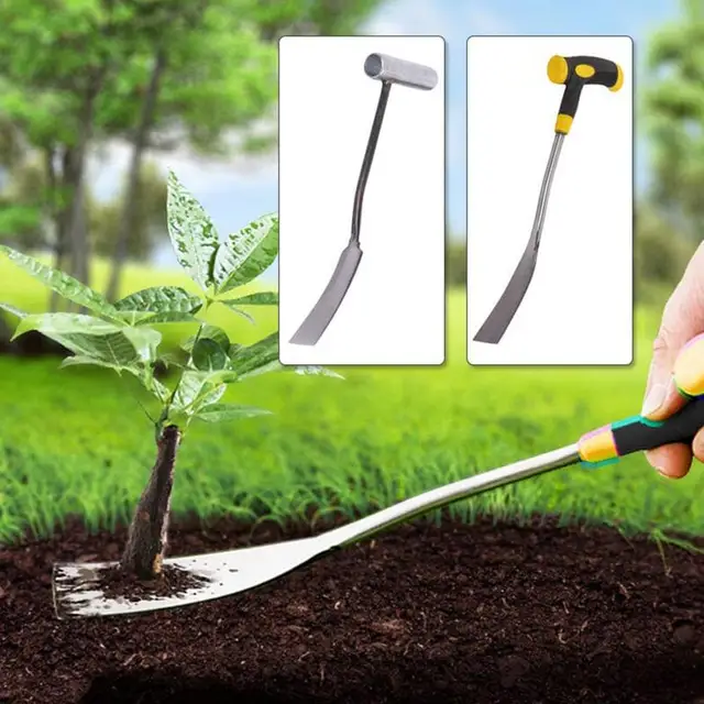Kertészeti Zsarnok Kis Trovelű Gyomnövény Kézi Lapát Lapáttalkert Szerszámok Ergonómikus Fogantyú Szénacél Nagy Teherbírású - Image 2