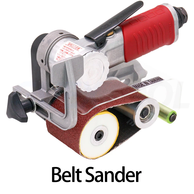 

Pneumatic Sander Belt Sander Small Hand-held Wire Drawing Machine Metal Stainless Steel Polishing Machine With Sandpaper