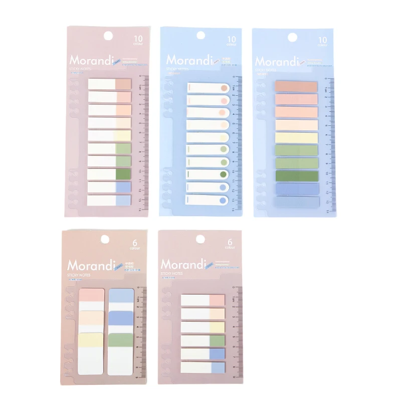 

120/200Pcs School Supplies Notes Memo Pad Paster Stickers Kawaii Candy Colored Stick Markers NoteBook Page Index Flag Sticky
