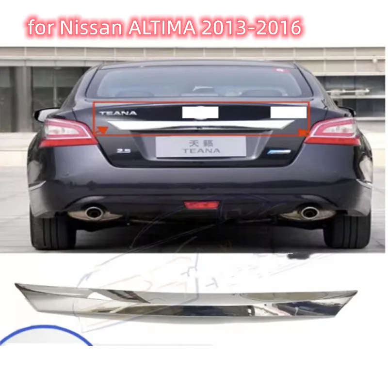 

Car styling ABS Chrome CAR Above Rear Trunk Lid Cover Trim Fits For Nissan ALTIMA 2013- 2015