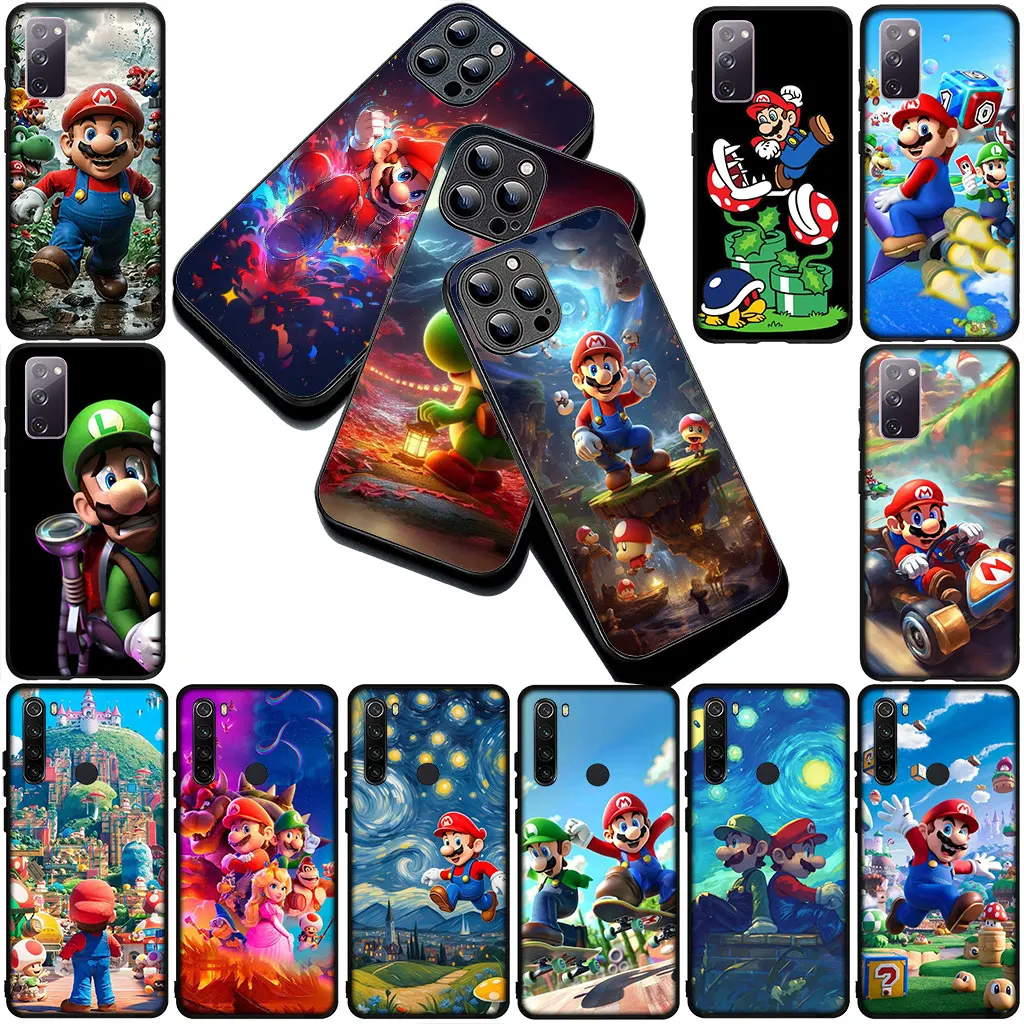 Premium Soft Phone Case with Game-Inspired Design - M-Marios-Wallpaper Edition