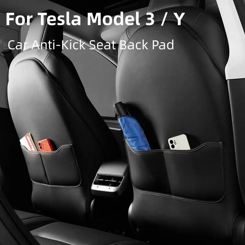 Für Tesla Modell 3 Y Sitz Zurück Auto Anti Kick Pad Protector Innen